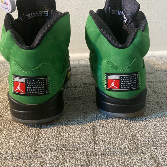 Air Jordan 5 Retro SE Oregon Green Yellow Black main image 7
